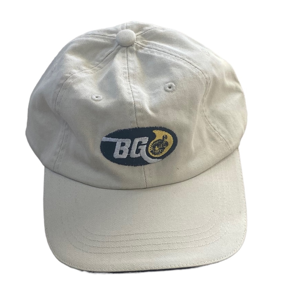 BG Men’s Automotive Logo Adjustable Velcro Hat Cap Tan